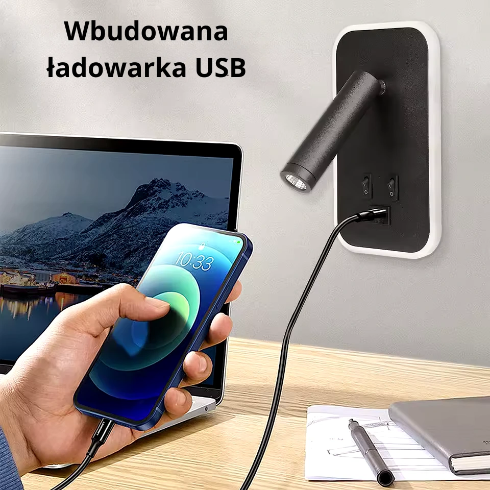 Dzięki oddzielnym przełącznikom możesz sterować każdym źródłem światła niezależn