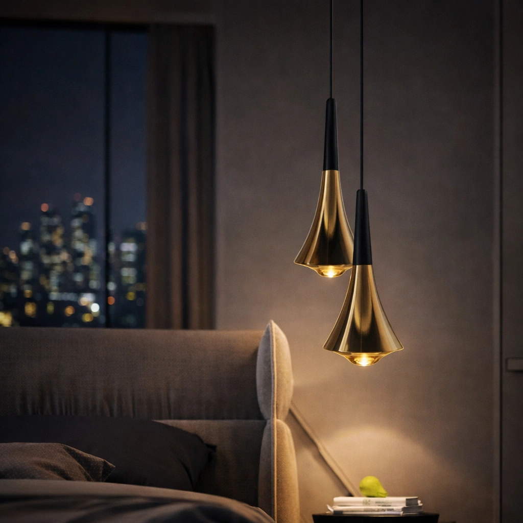LYORÉA – Designerski kinkiet LED inspirowany świetlną łzą | Nowoczesna lampa wis