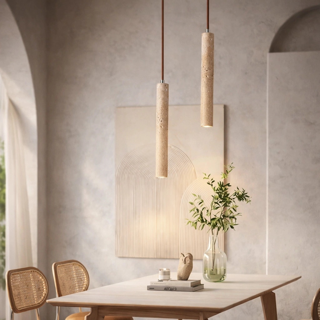 NOMIA – kamienna lampa wisząca w duchu japońskiego minimalizmu Lampa, która ucis