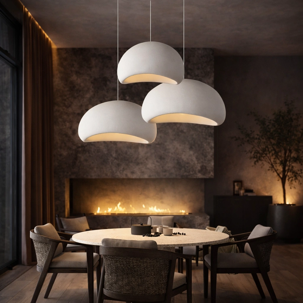 ROKKA – Lampa wisząca z duszą natury Ręcznie formowana elegancja w stylu japandi