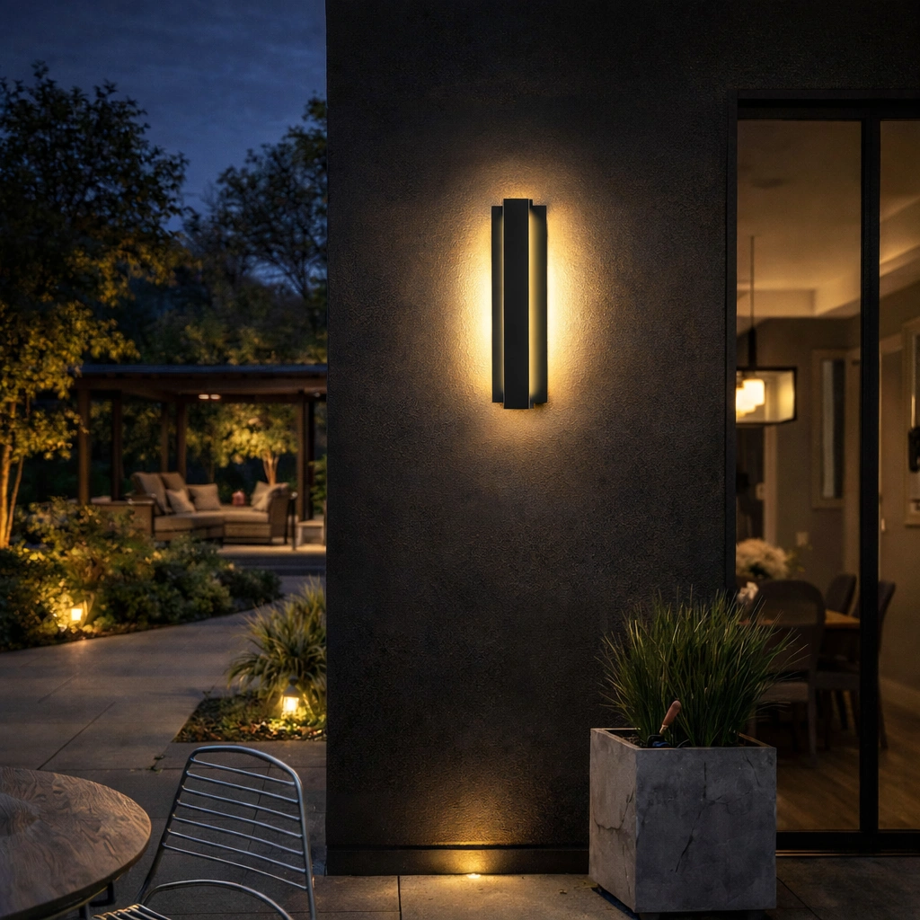 VELTURA – nowoczesna lampa elewacyjna LED o wyrazistej formie i architektoniczny