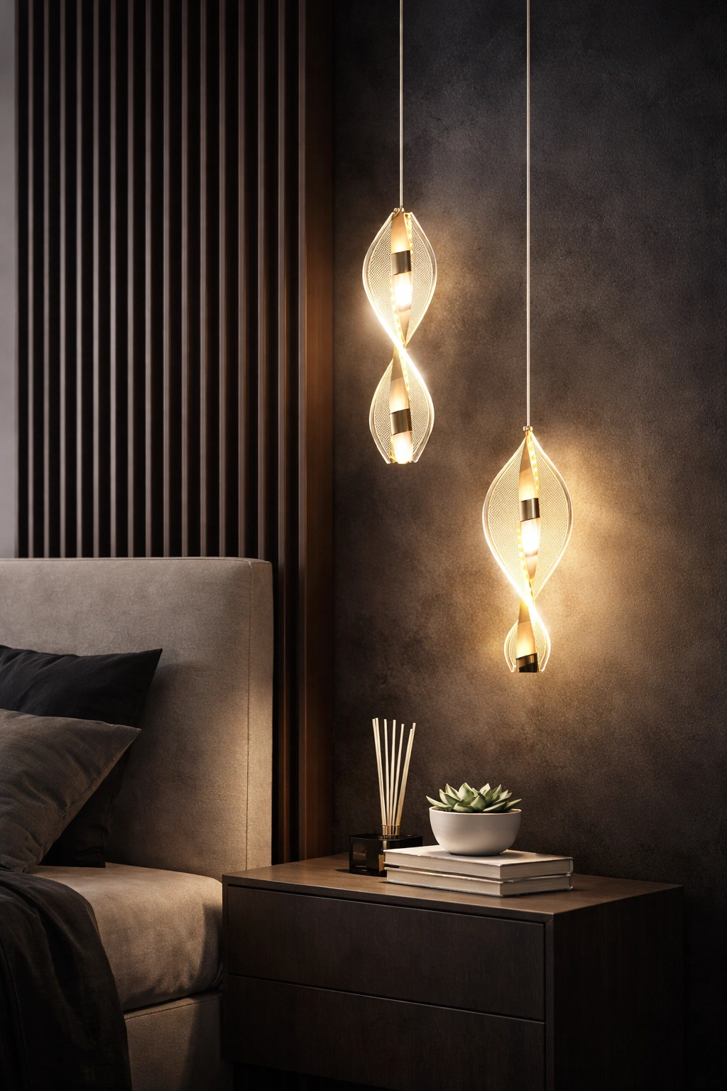 INFINA – designerska lampa wisząca LED w formie nieskończoności