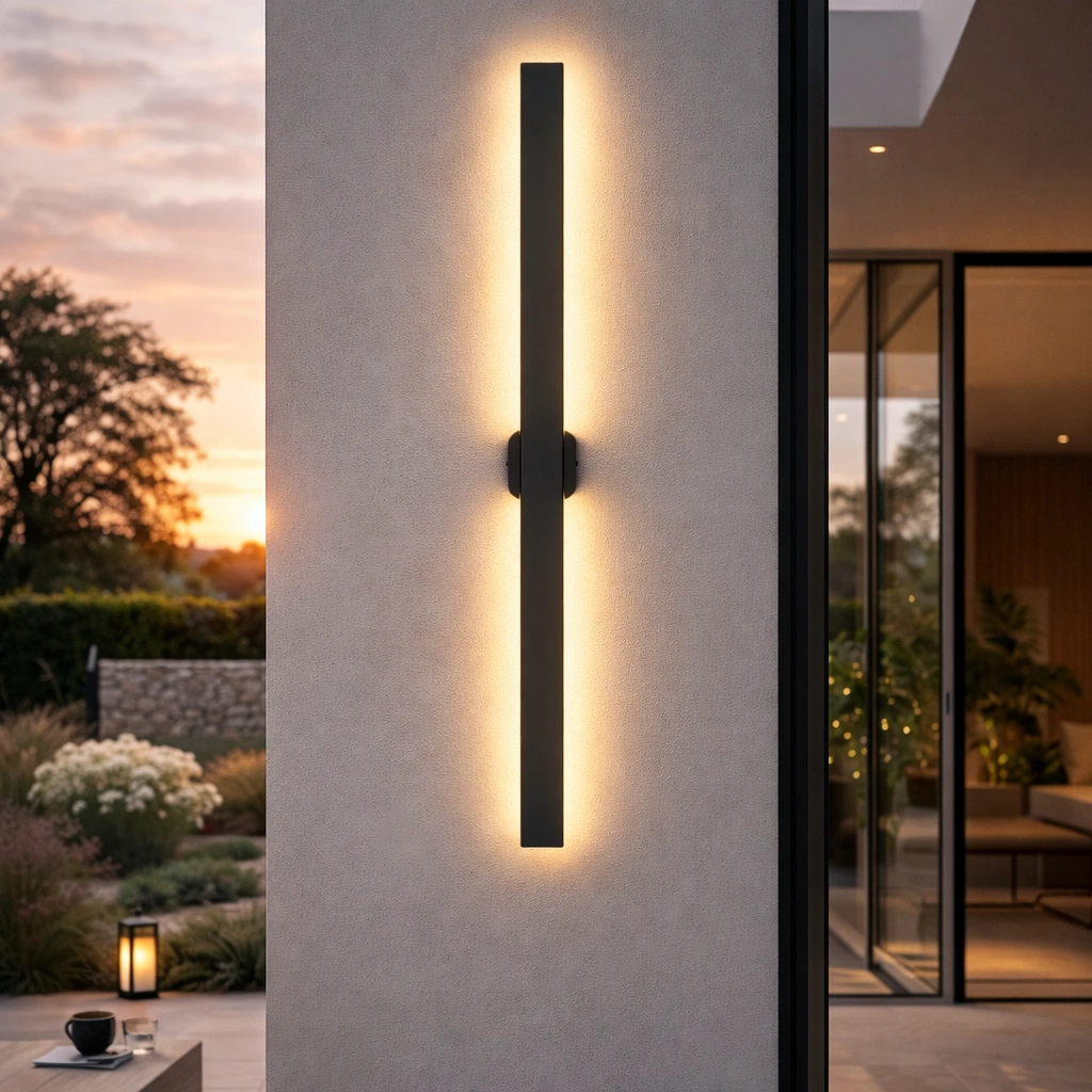 ÉLYRA – Designerska lampa elewacyjna LED, która rysuje światłem architekturę