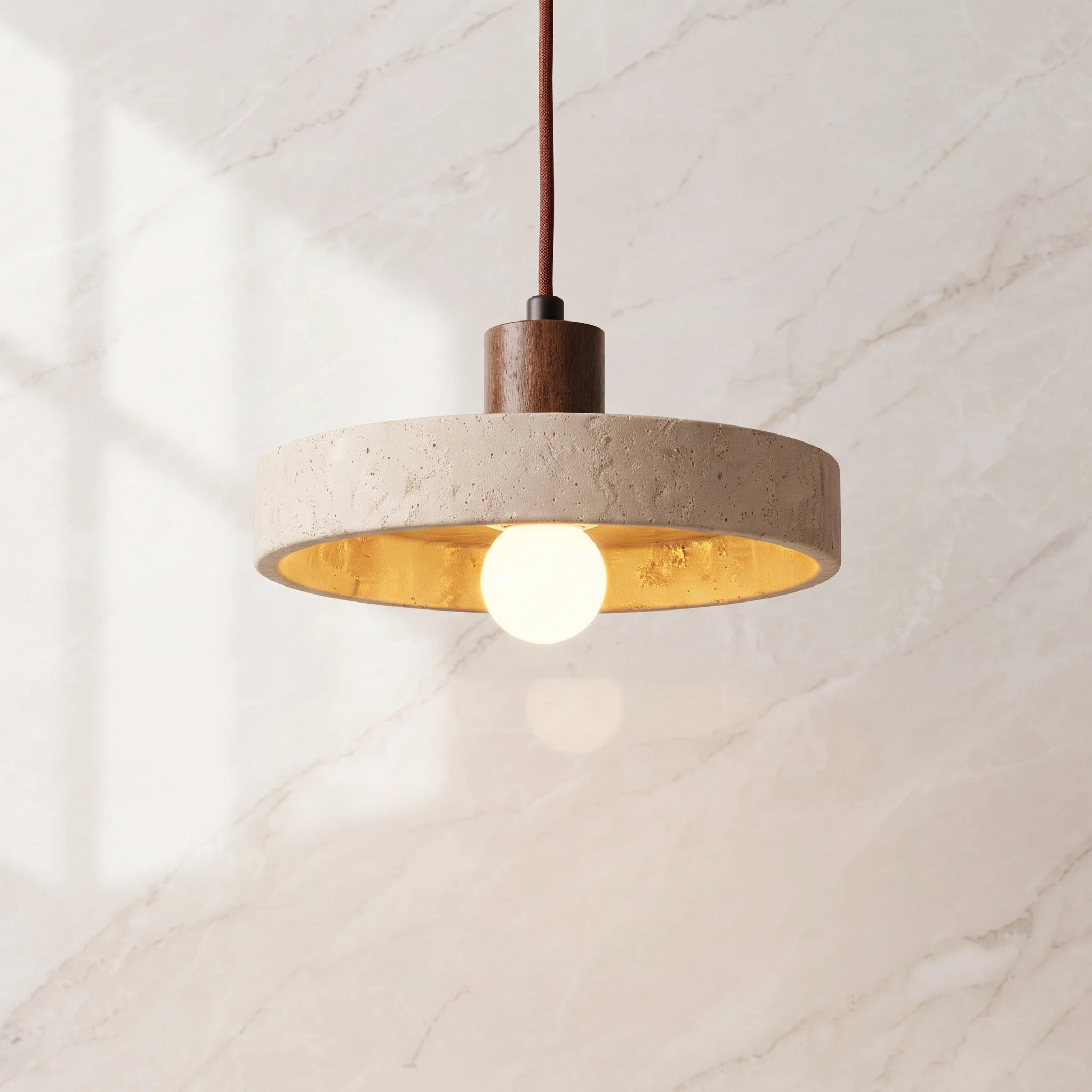 Naturalne piękno kamienia jaskiniowego Lampa Elarith powstała z inspiracji dziką